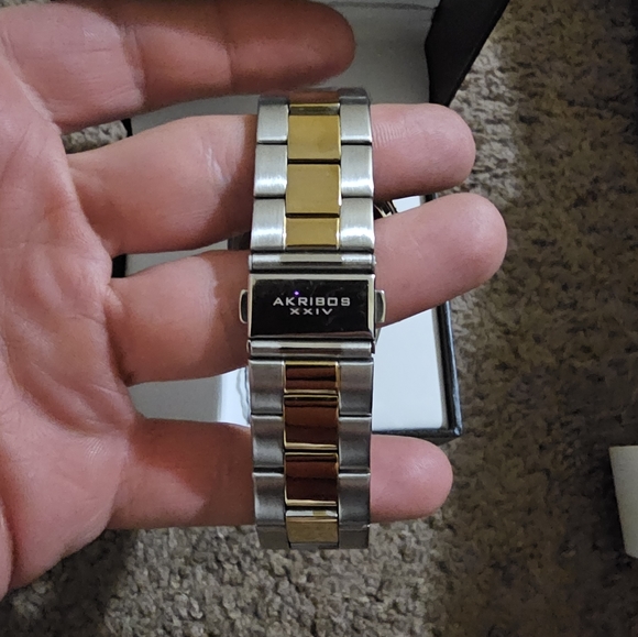 AKRIBOS XXIV brand new in box skeleton men's watch. - Picture 3 of 5